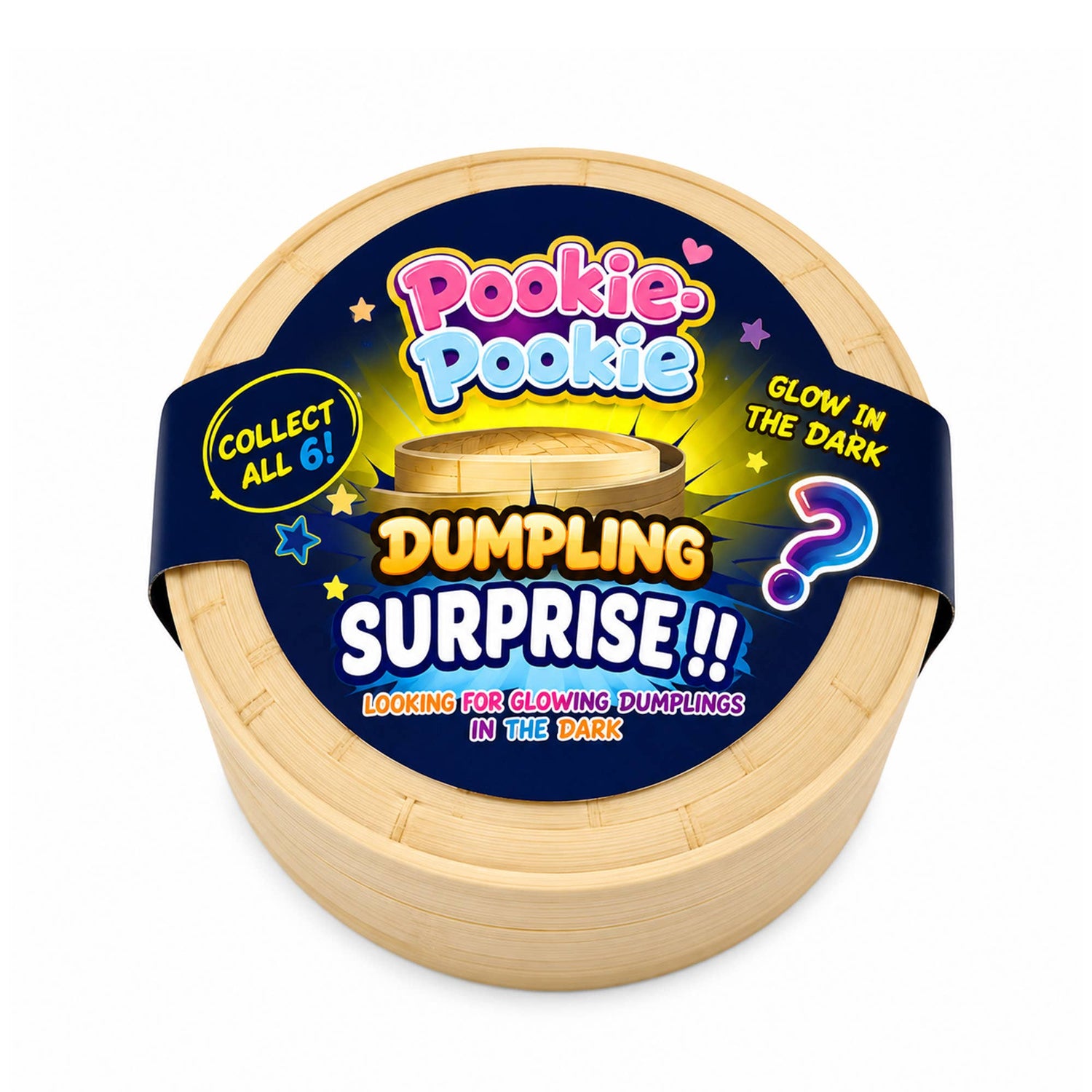 Glow-in-the-Dark Dumpling Squishy Mystery