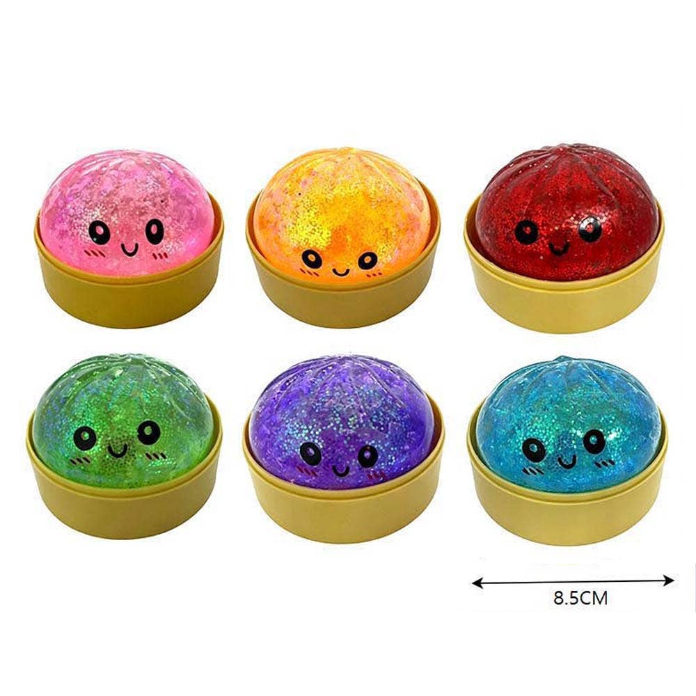 Glittered Steamed Bao Bun Dumpling