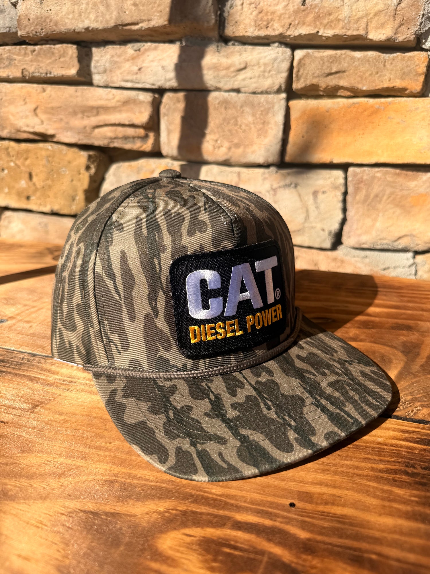 Cat Diesel Black Patch Hat