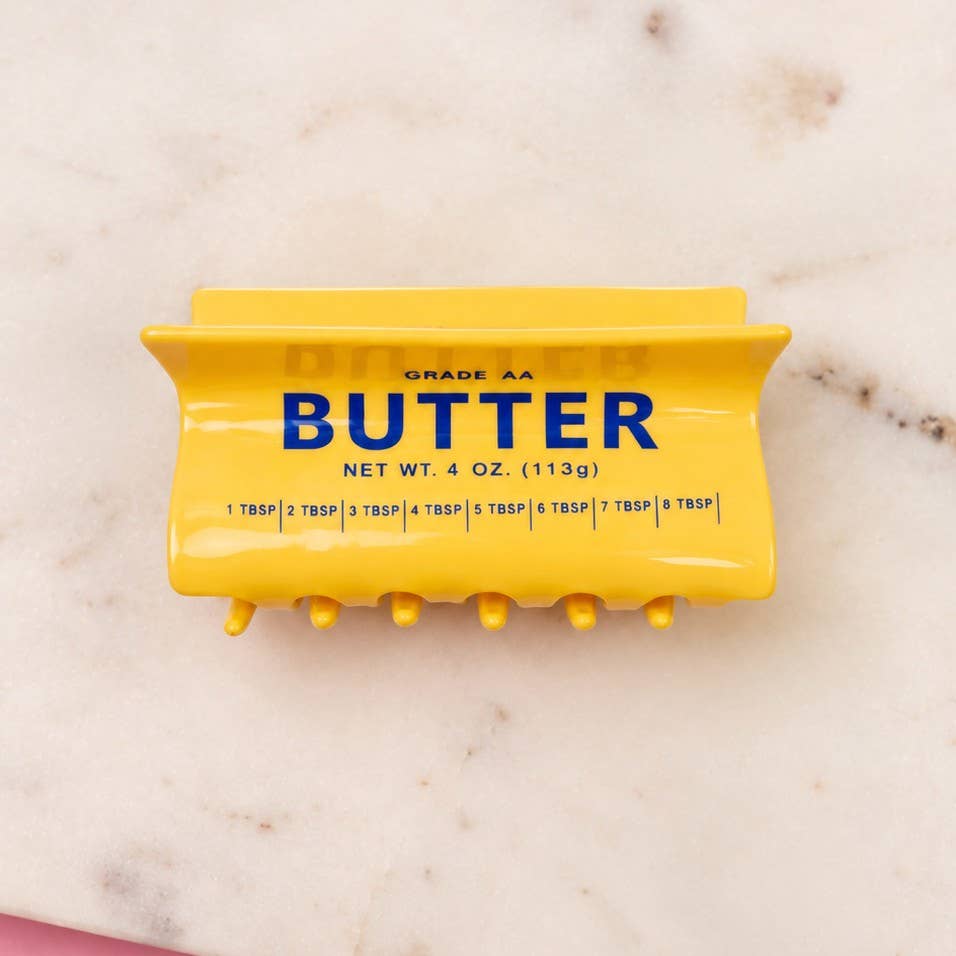 Butter Stick Hair Claw Clip
