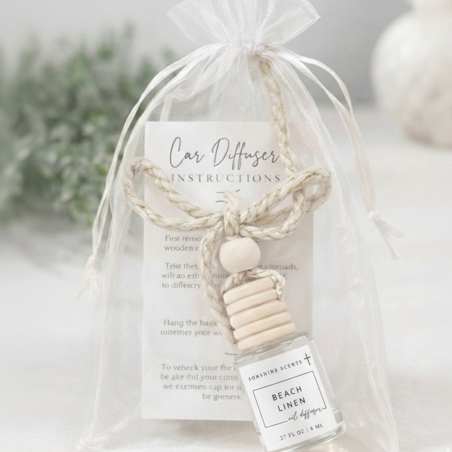 Sonshine Scents Beach Linen Car Diffuser