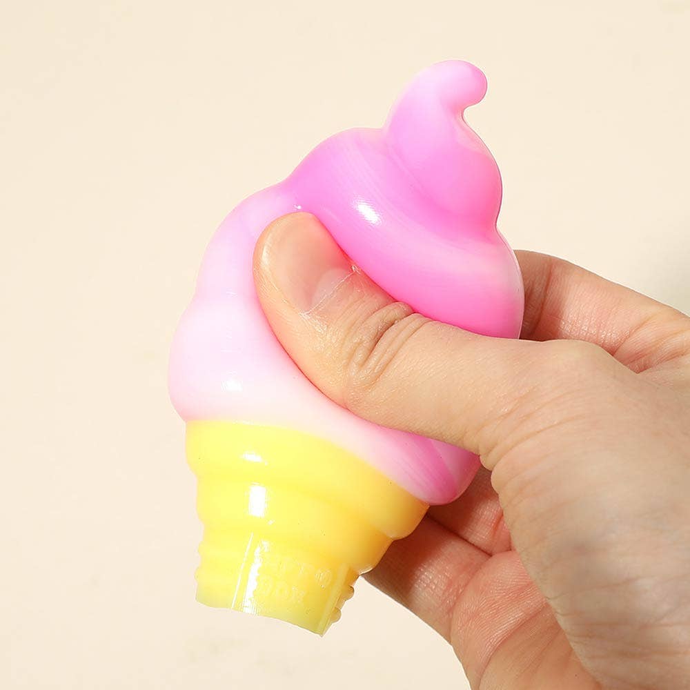 Ice Cream Cone Squishy Stress Relief Toy