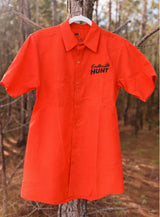 Backwoods Mark Blaze Orange Button Up