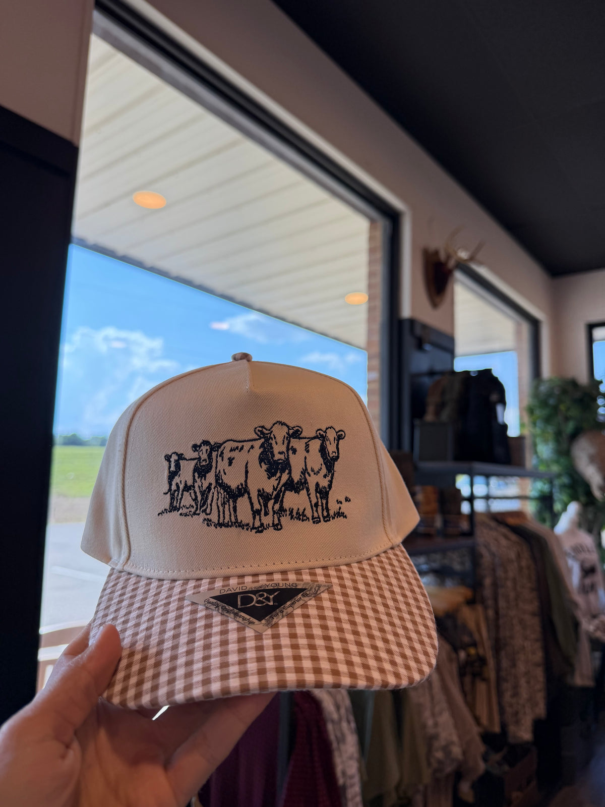Pasture Check Hat