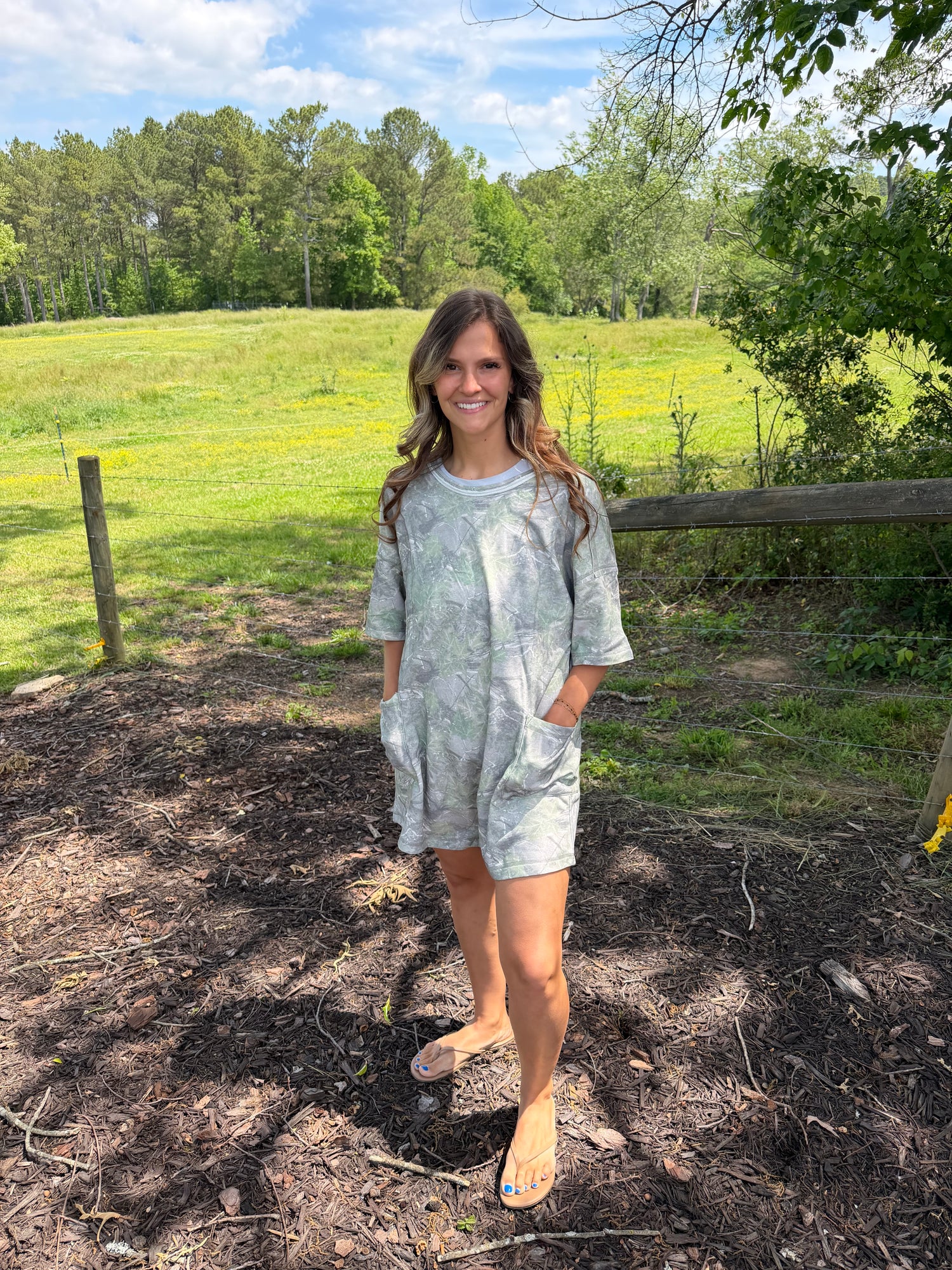 Camo Casual Romper
