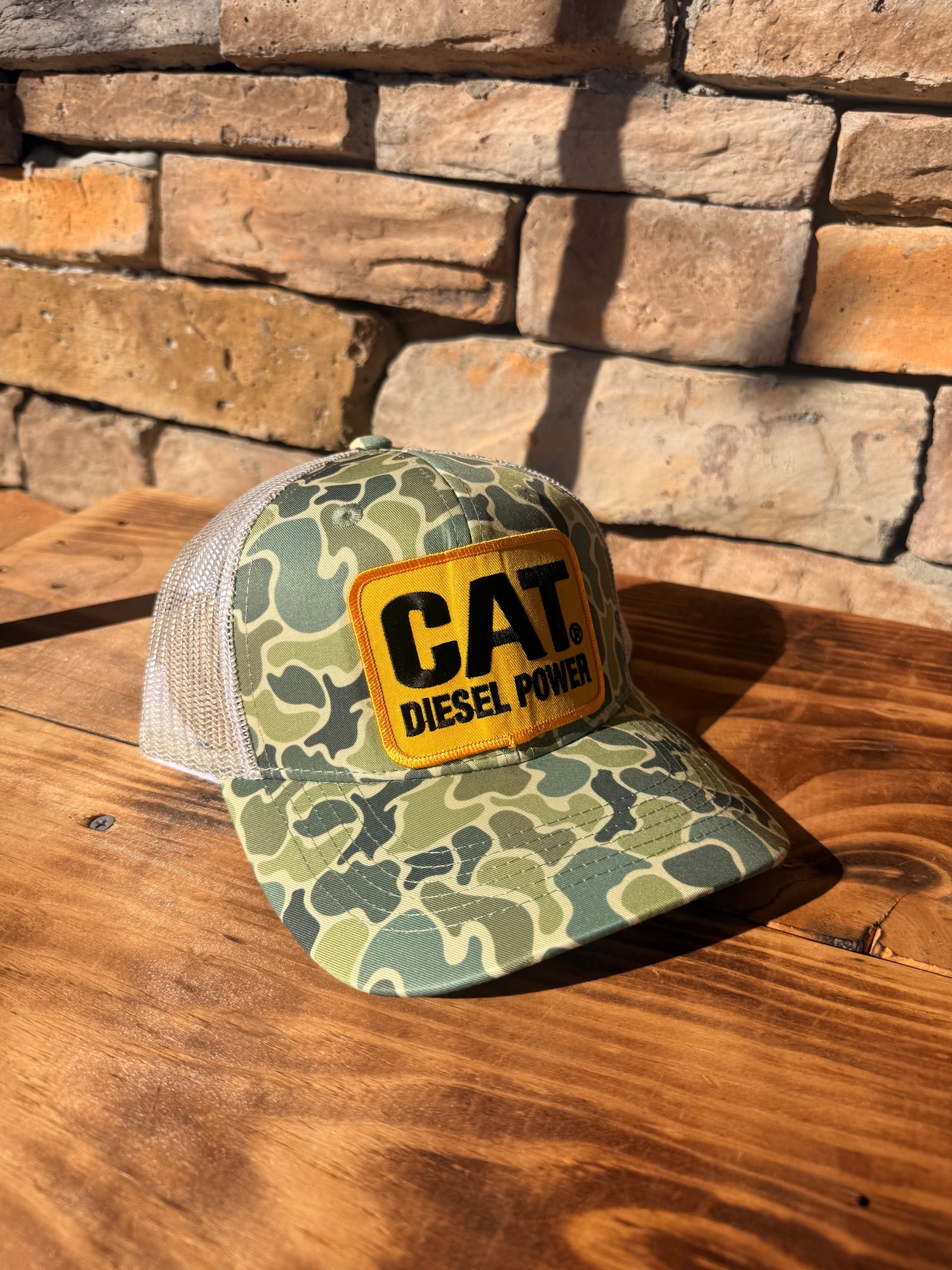 Cat Diesel Yellow Patch Hat