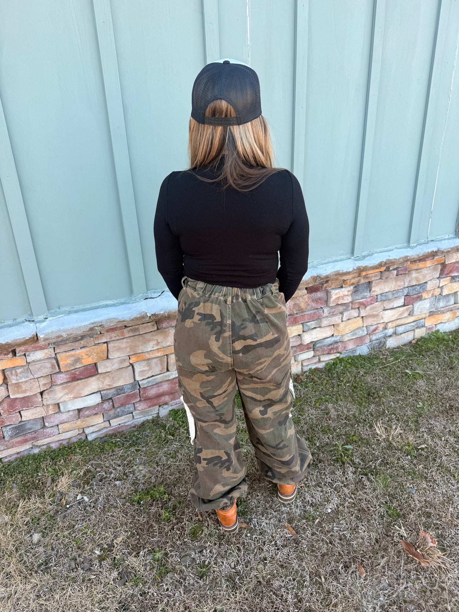 Camo Field &Thread Patch Pants