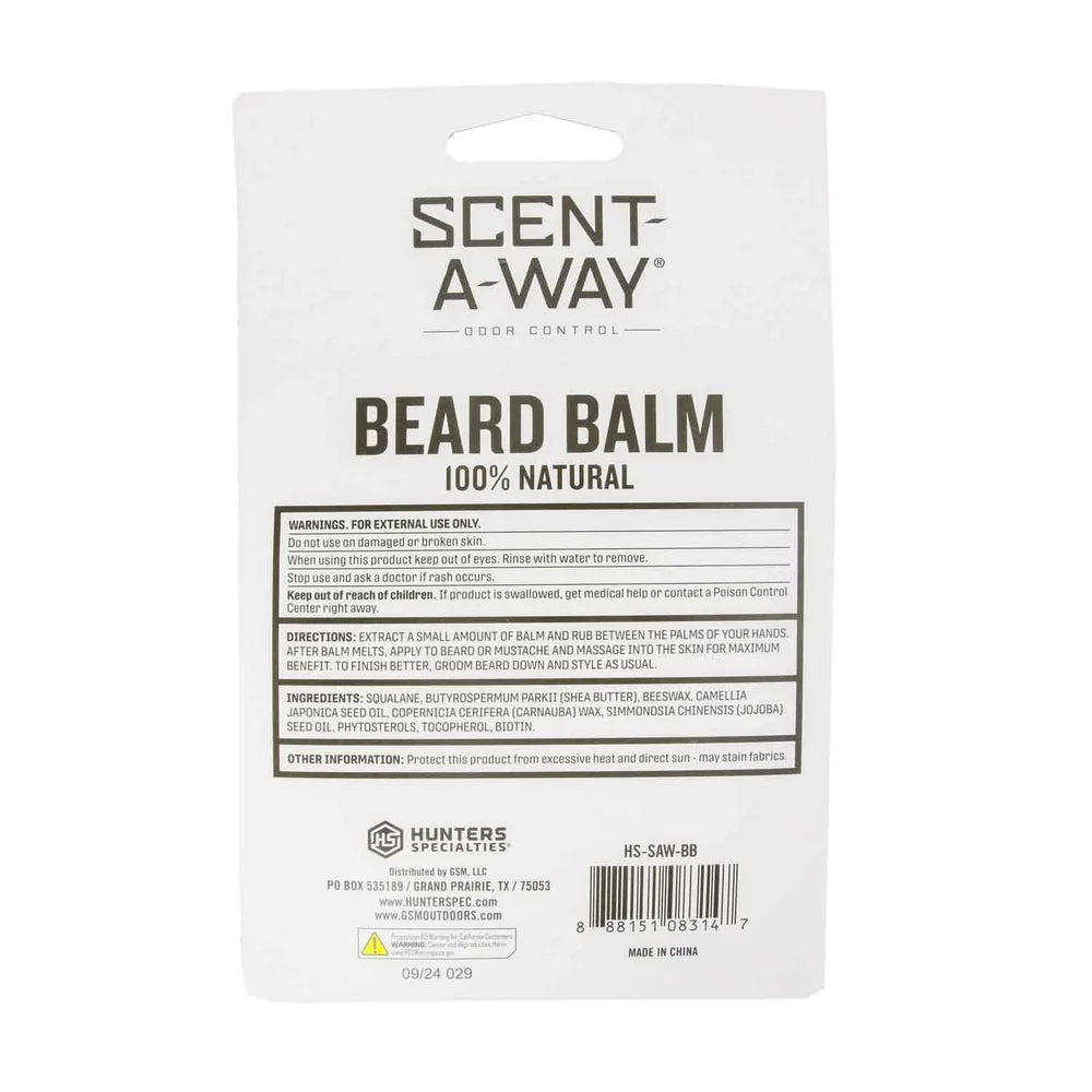 Hunter Specialties Scent-A-Way Beard Balm