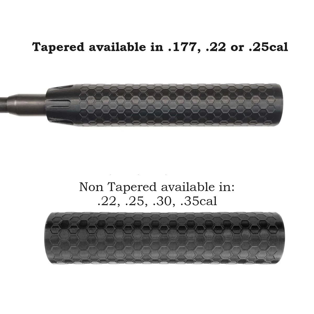 Non Tapered Buck Rail 1/2-20 UNF Suppressor