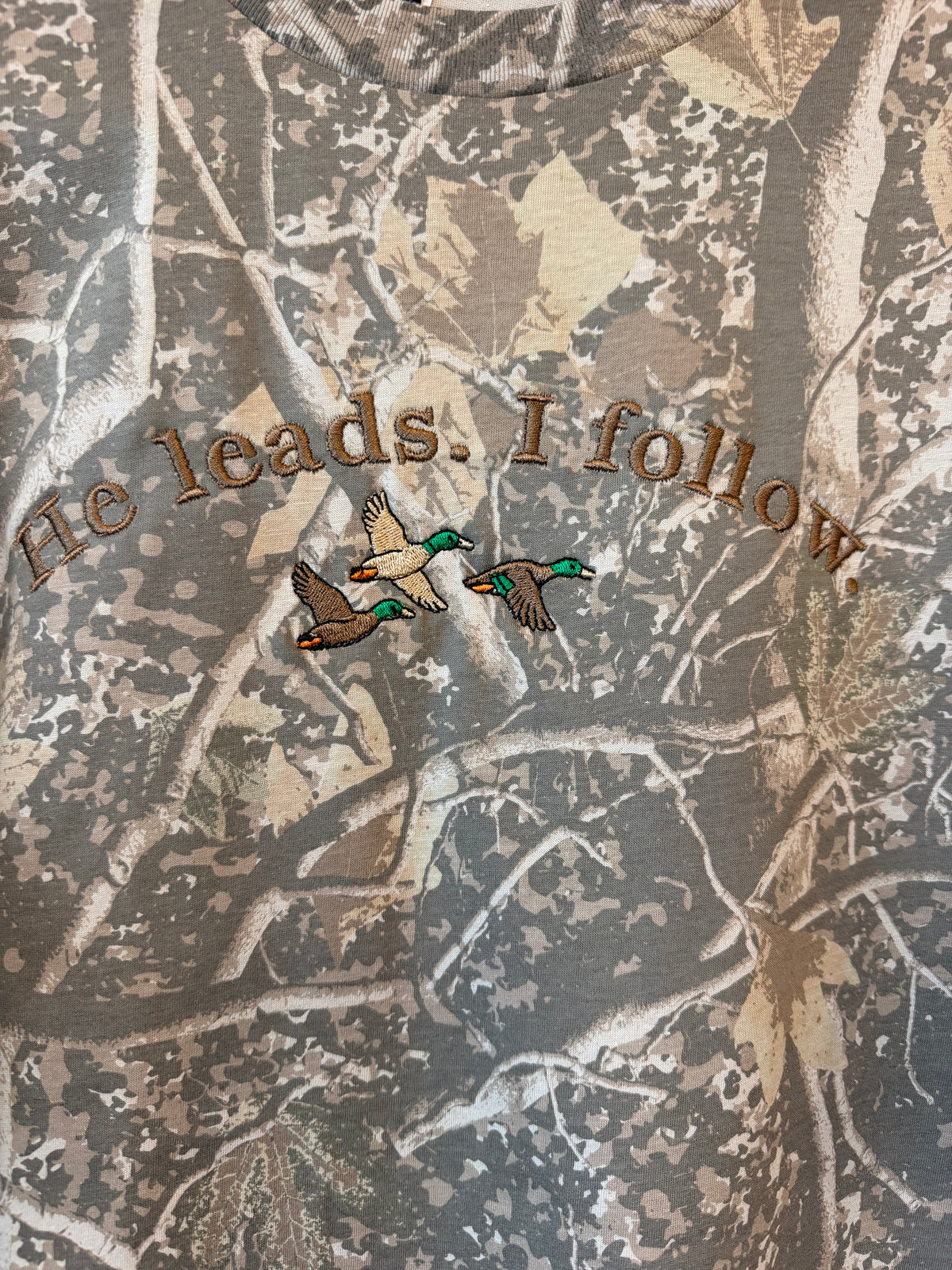 He Leads. I Follow Tee