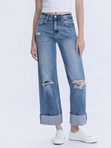 Double Cuffed Vervet Jeans