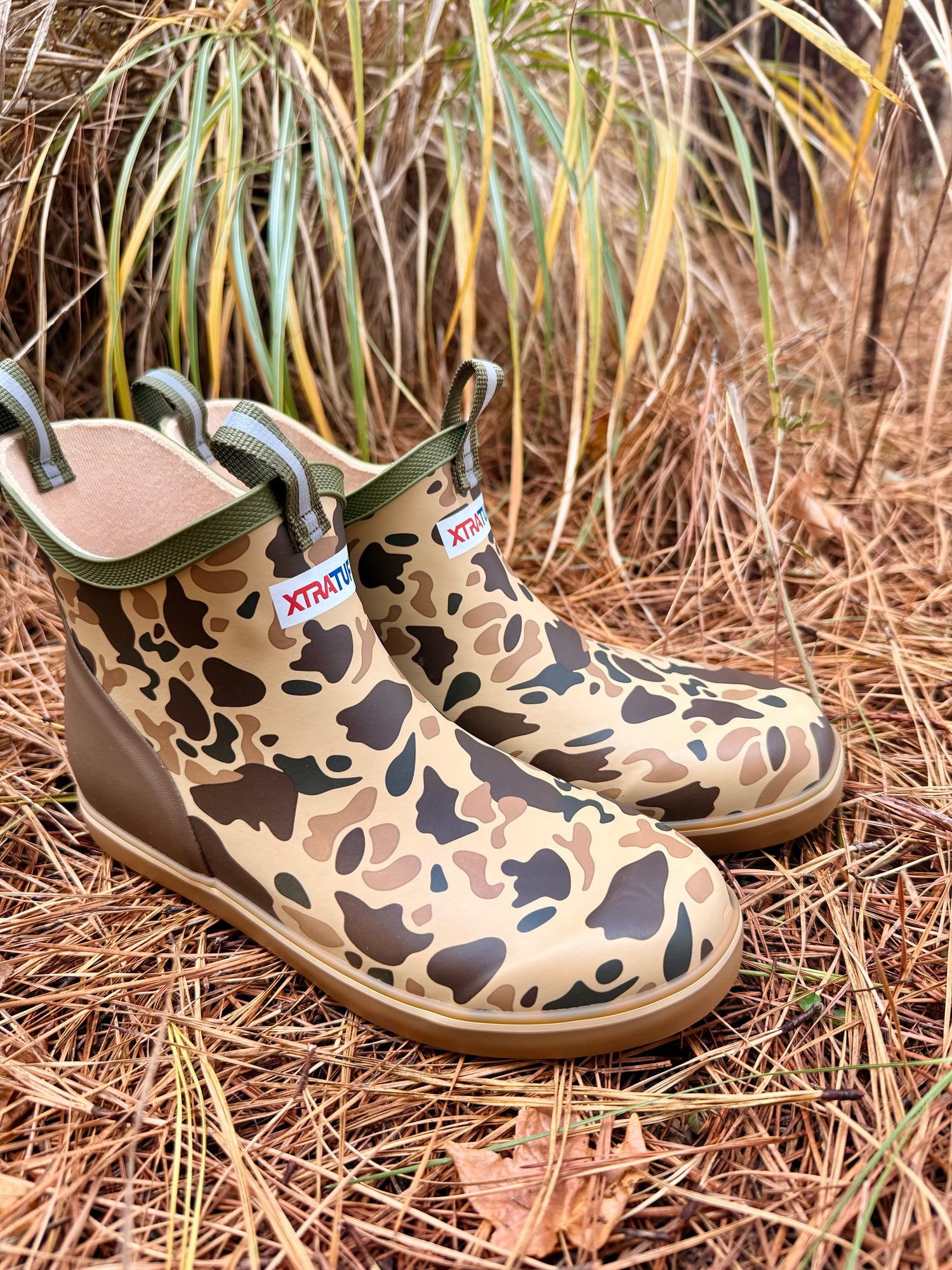 XtraTuf Youth Ankle Deck Boot - Duck Camo