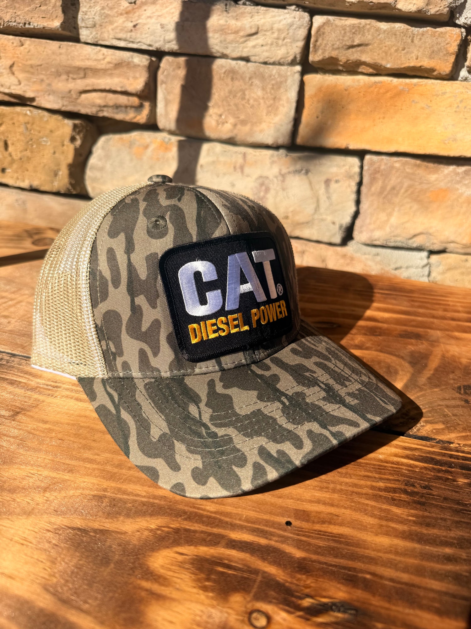 Cat Diesel Black Patch Hat