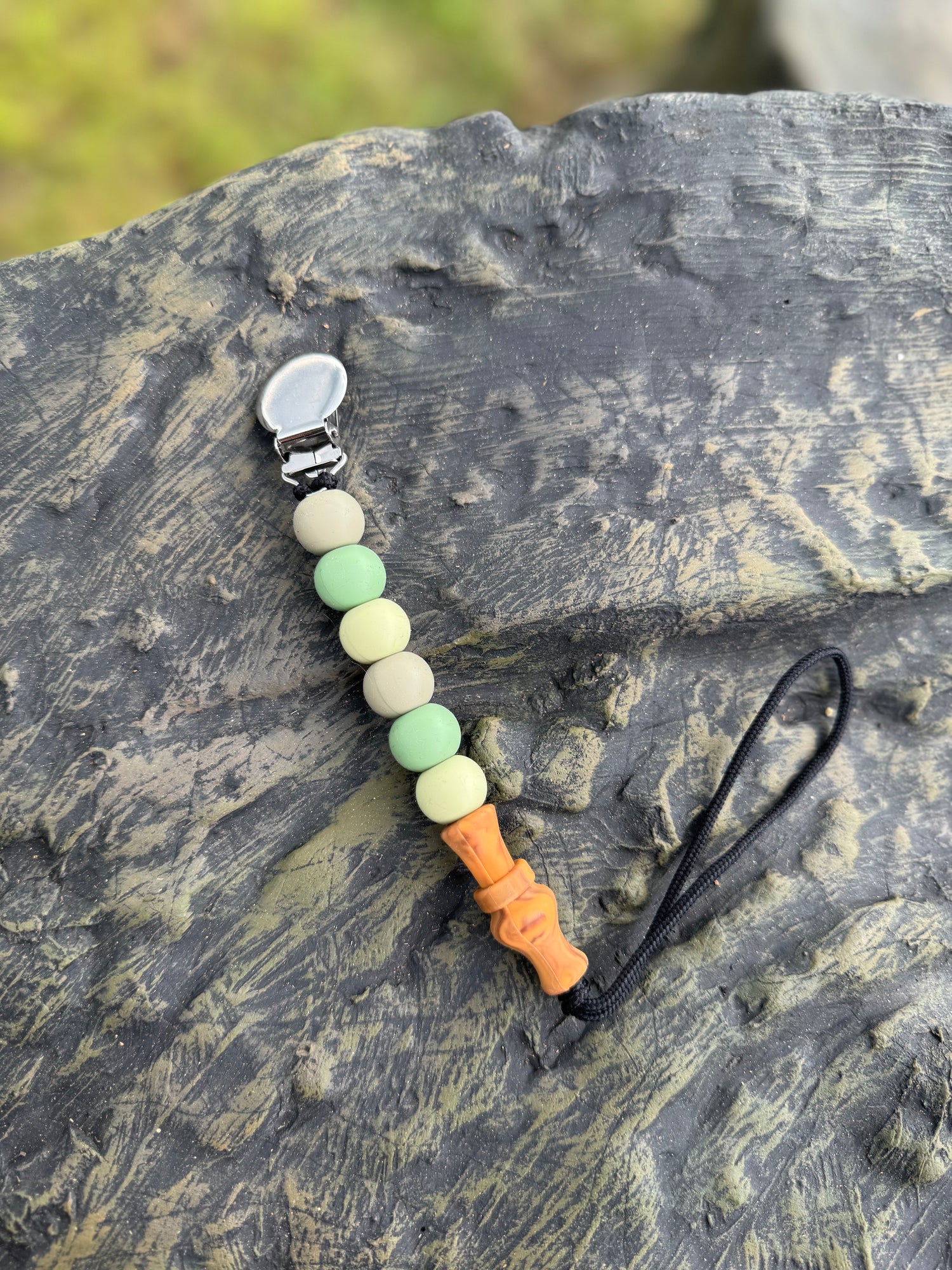 Duck Call Pacifier Clip