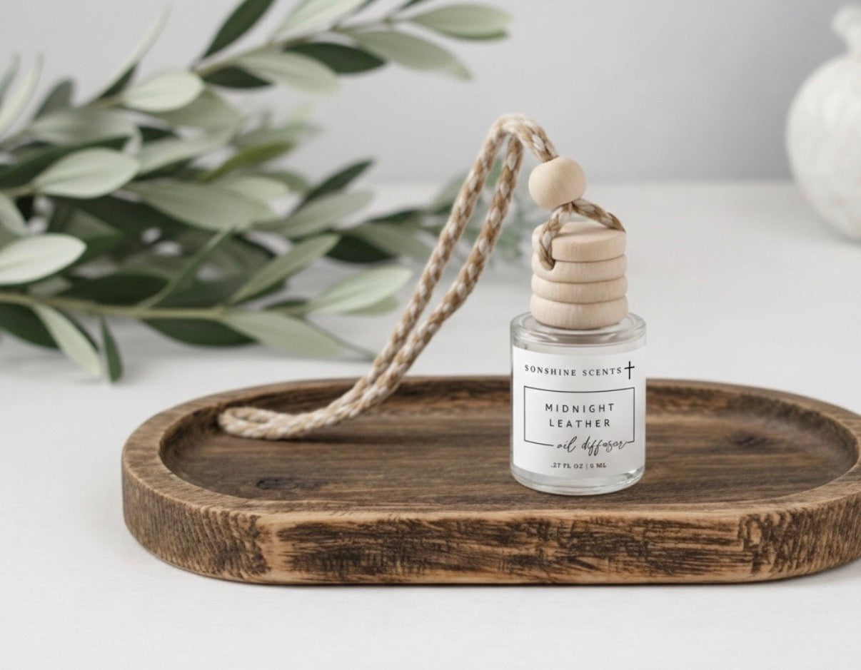 Sonshine Scents Midnight Leather Car Diffuser