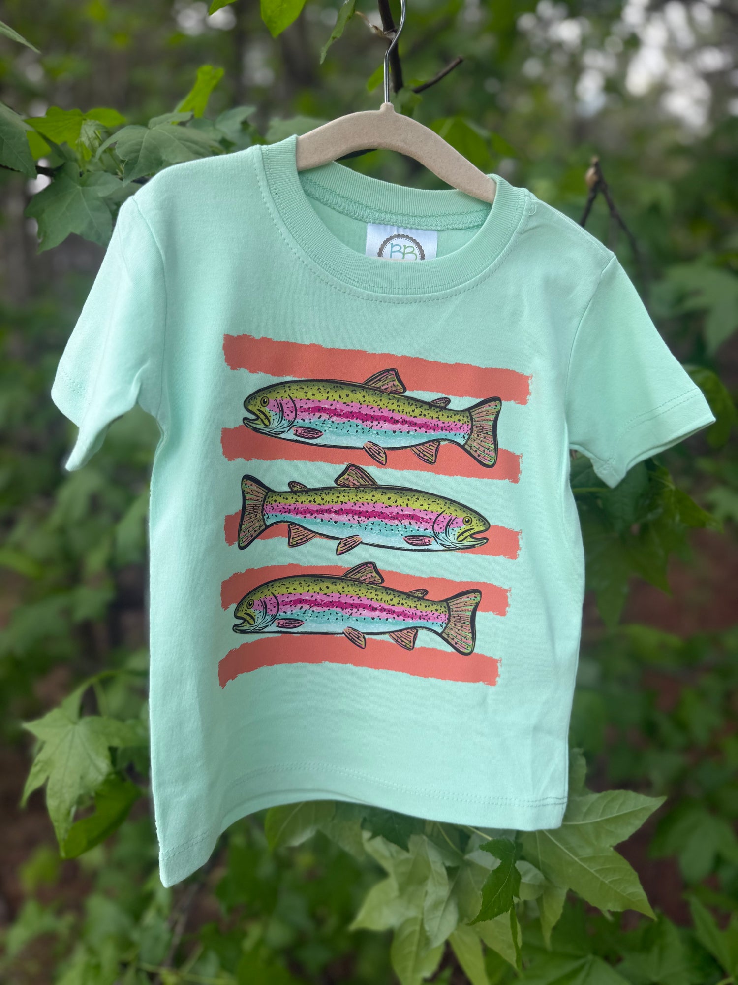 Girls Trout Trio Tee