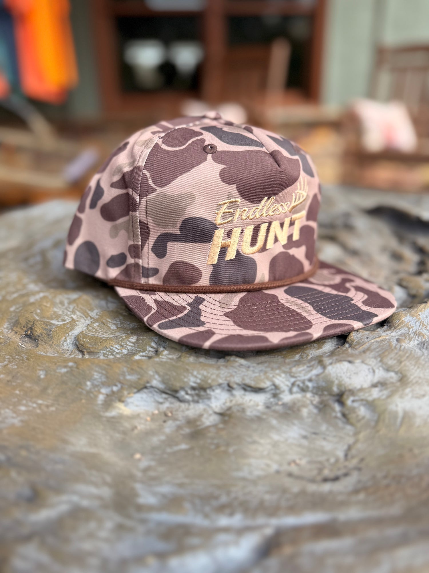 Backwoods Mark Duck Camo Flat Bill