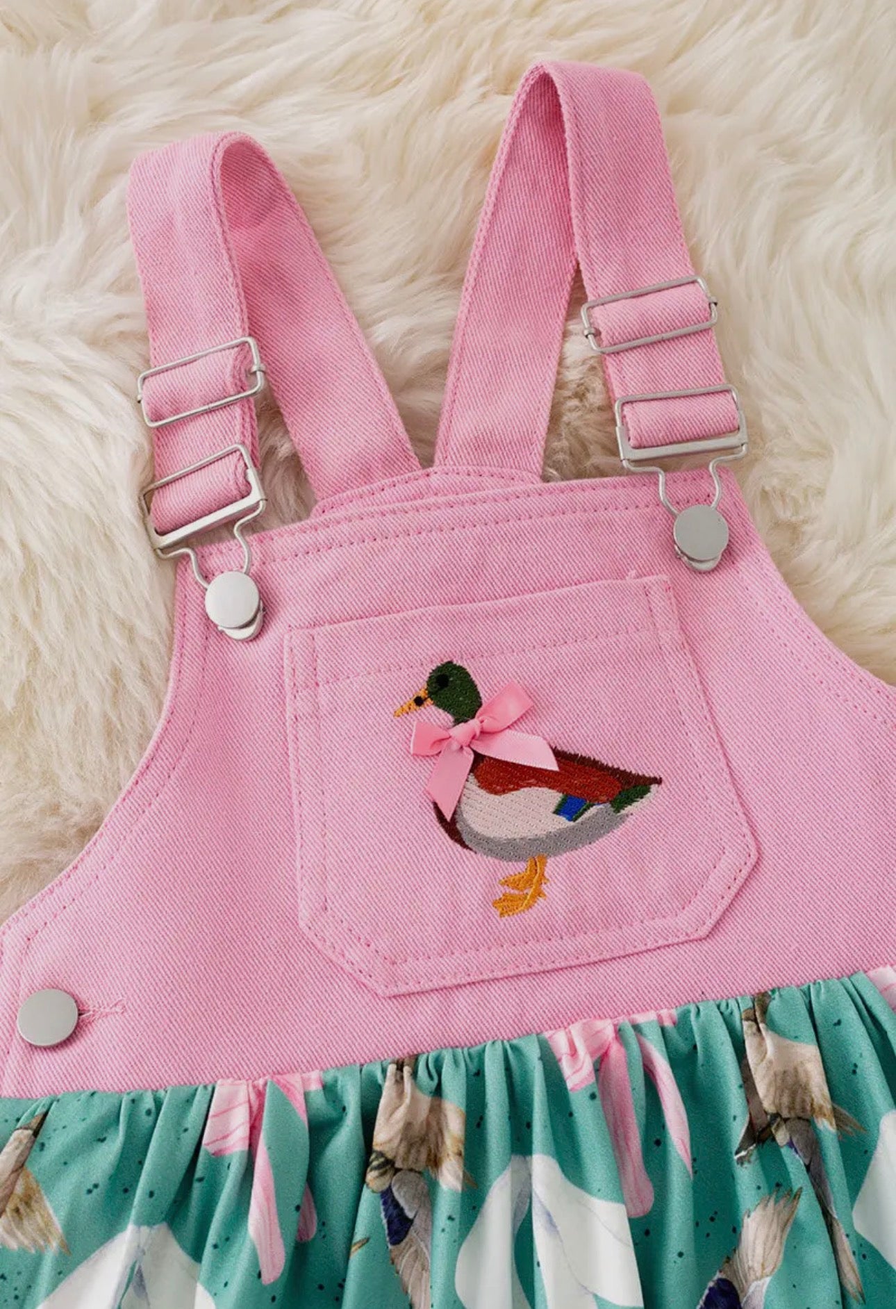 Miss Mallard Overall Dress