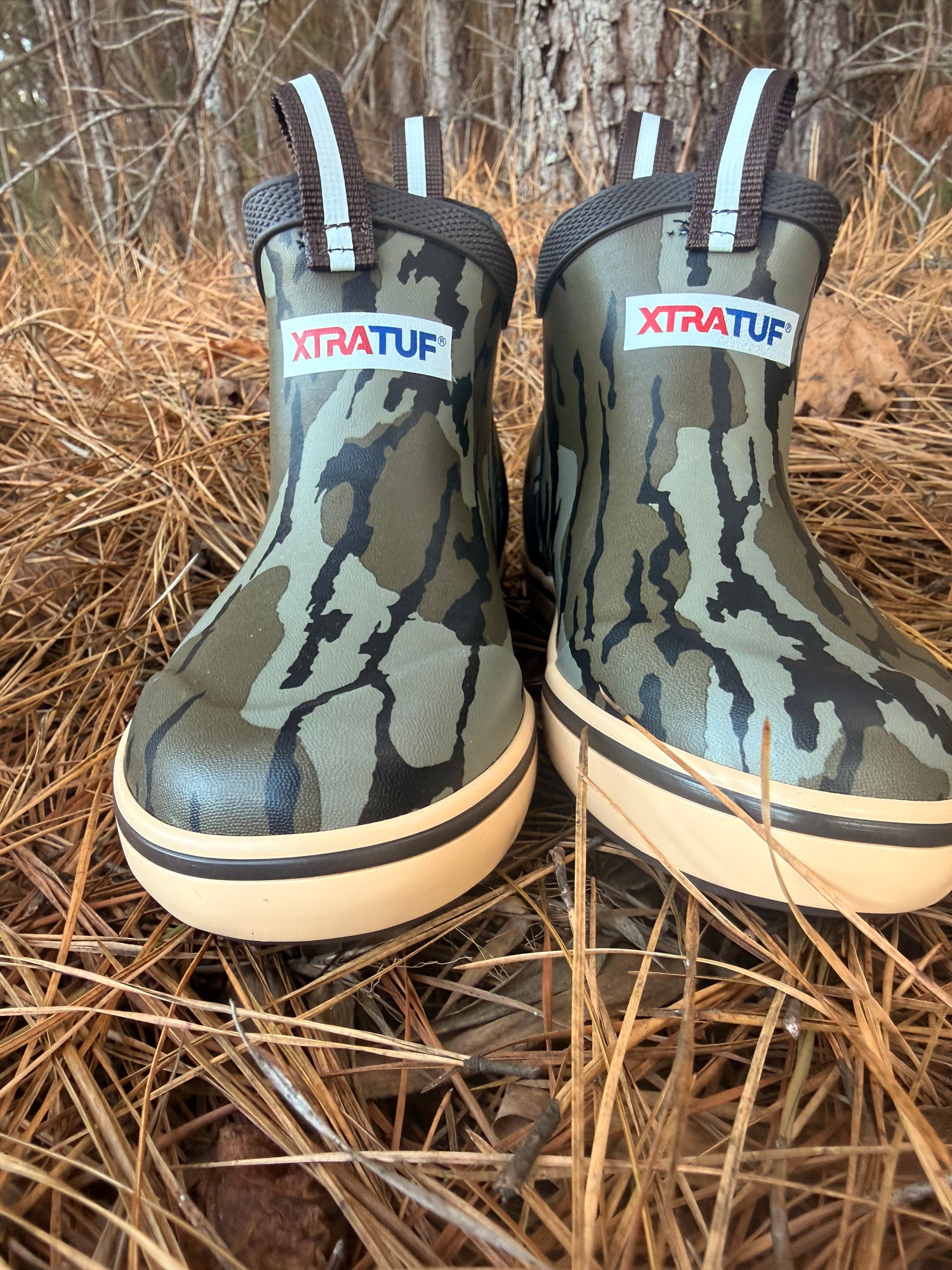 XtraTuf Youth Ankle Deck Boot - Mossy Oak Bottomland®