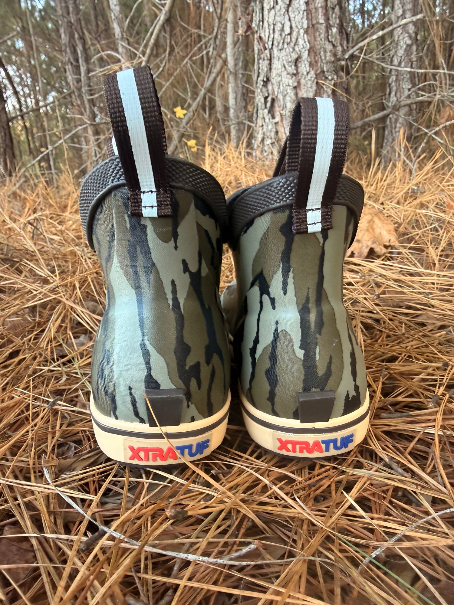 XtraTuf Youth Ankle Deck Boot - Mossy Oak Bottomland®