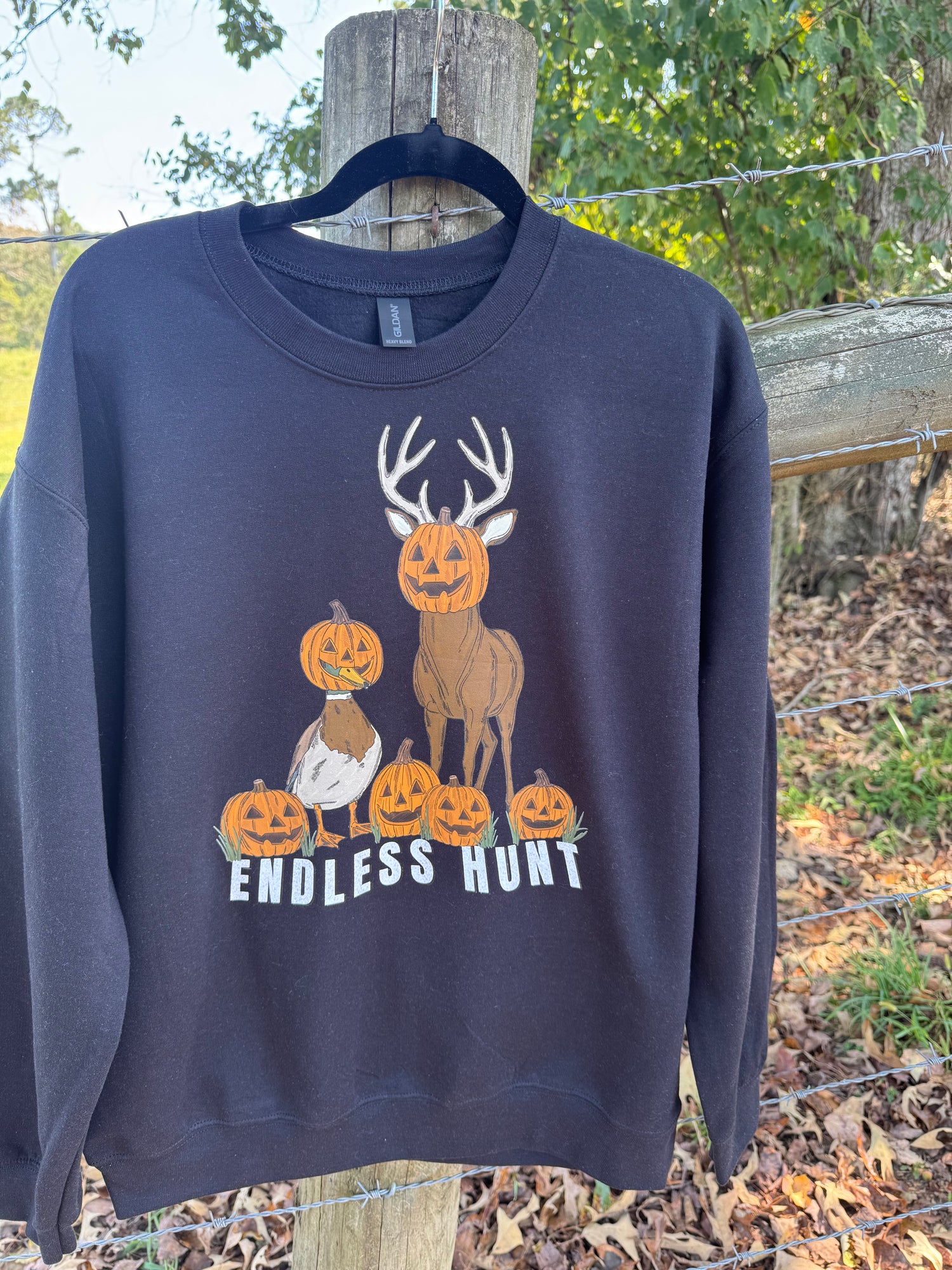 Pumpkin Rack Crew Neck