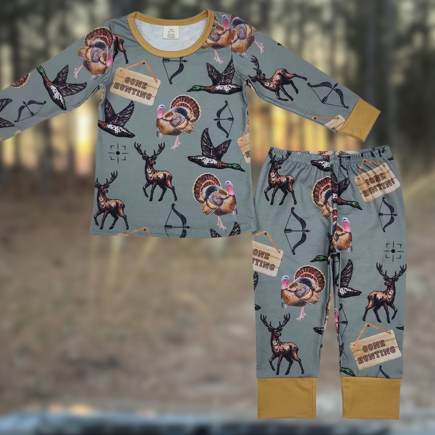 Gone Hunting PJ Set