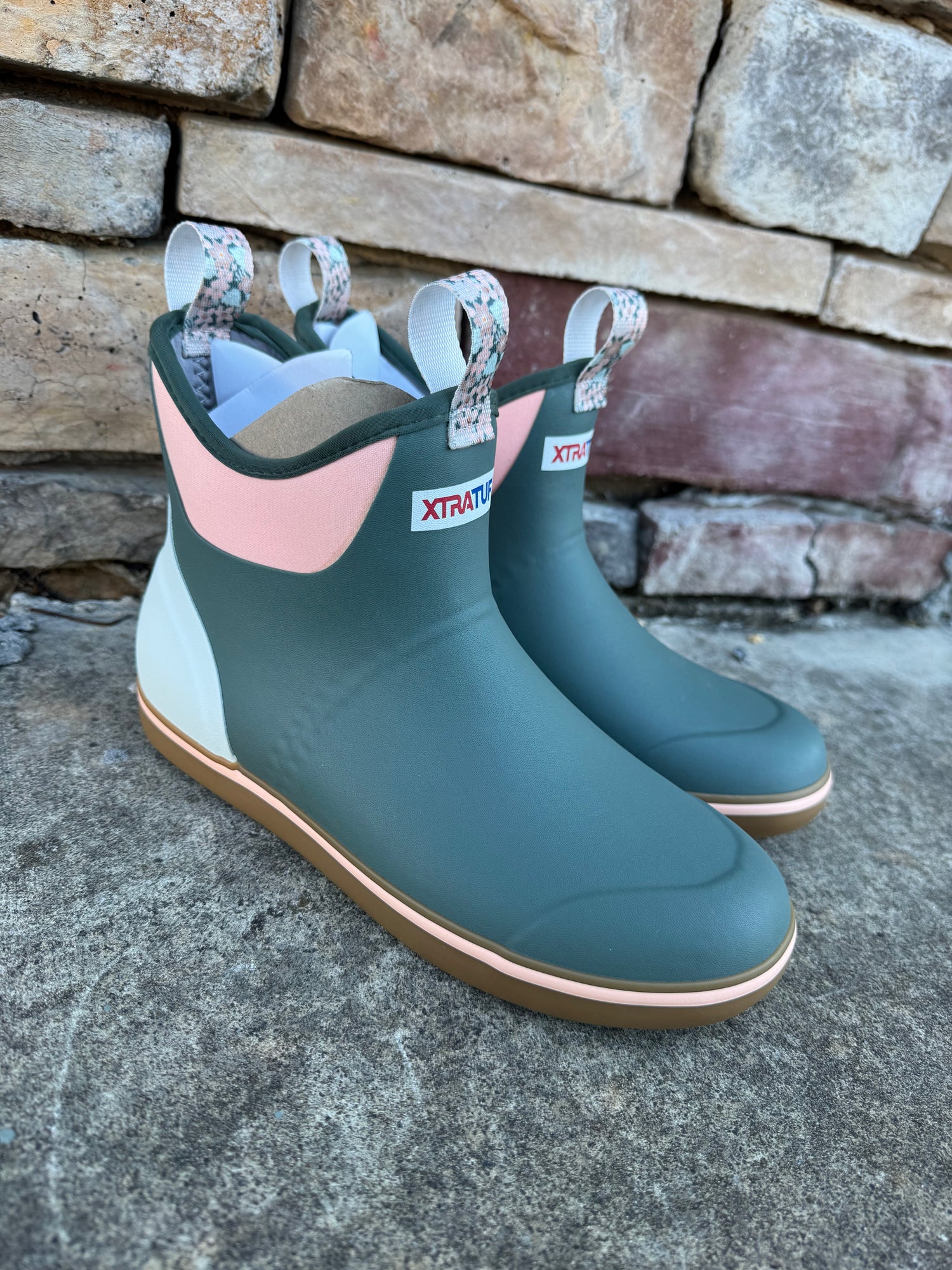 XtraTuf Women’s 6in Ankle Deck Boot - Garden Green