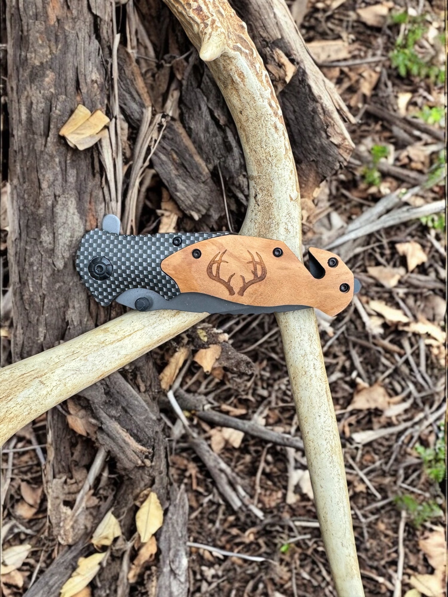 Deer Antlers Knife