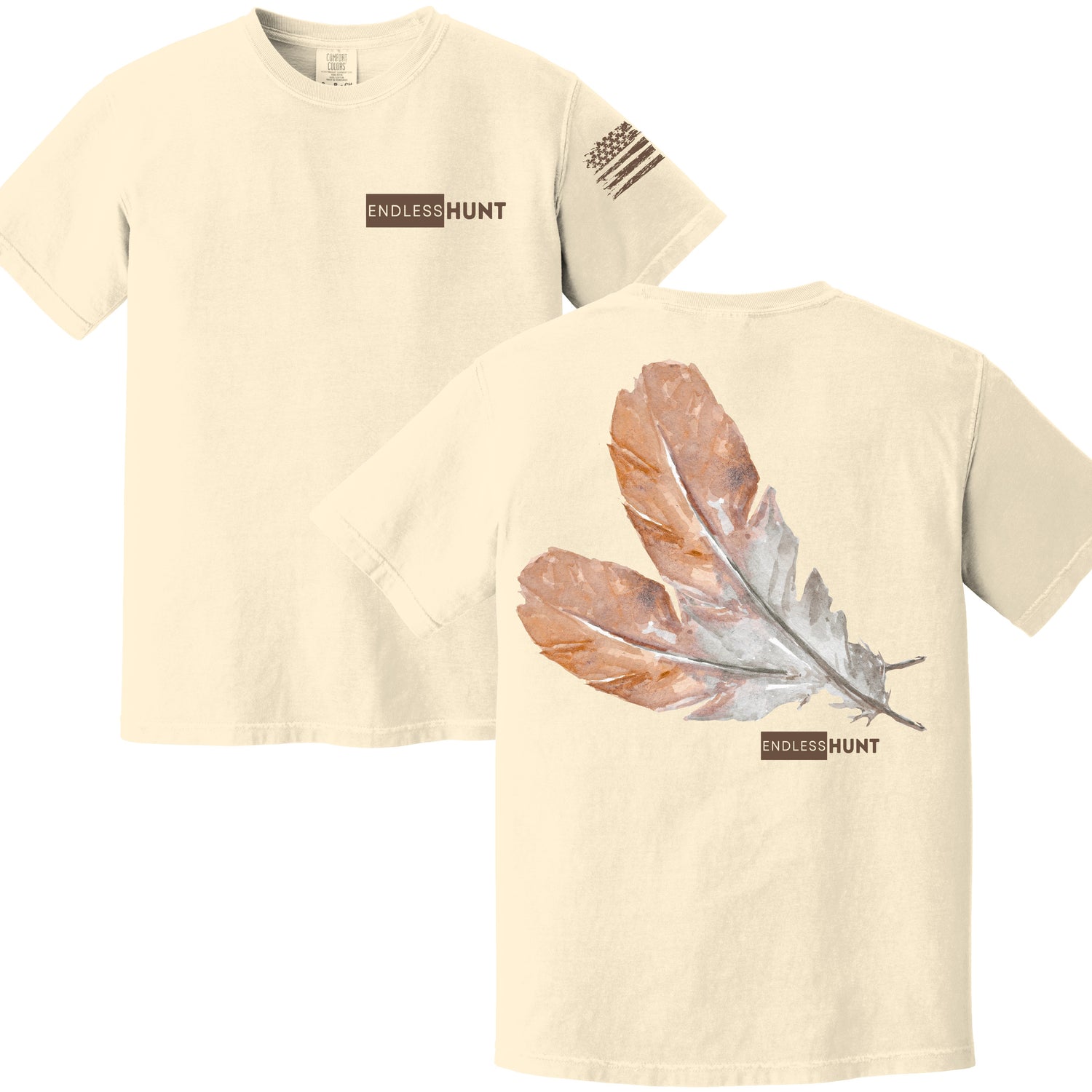 Rustic Feathers Tee