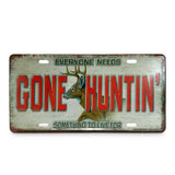 Gone Huntin License Plate