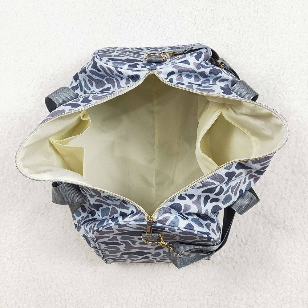 Grey Camo Gym Bag