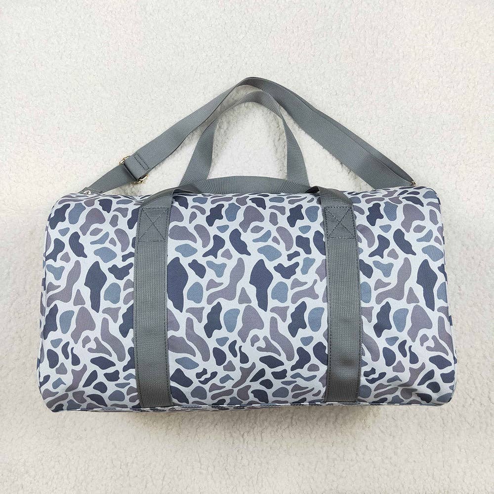 Grey Camo Gym Bag