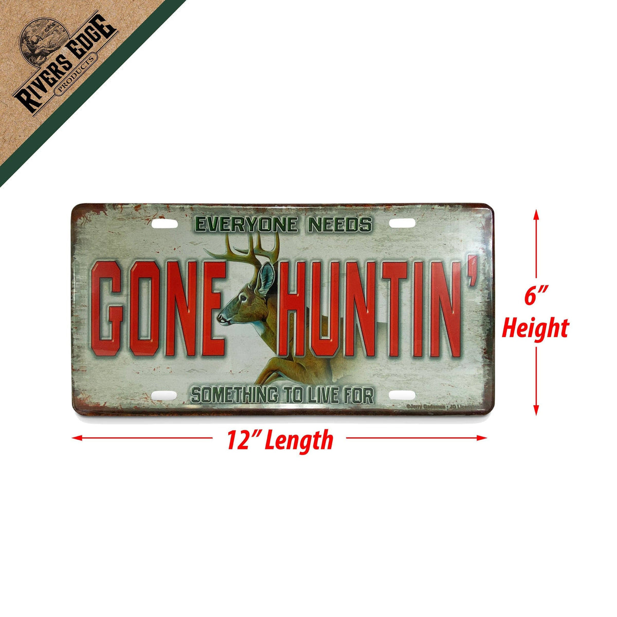 Gone Huntin License Plate