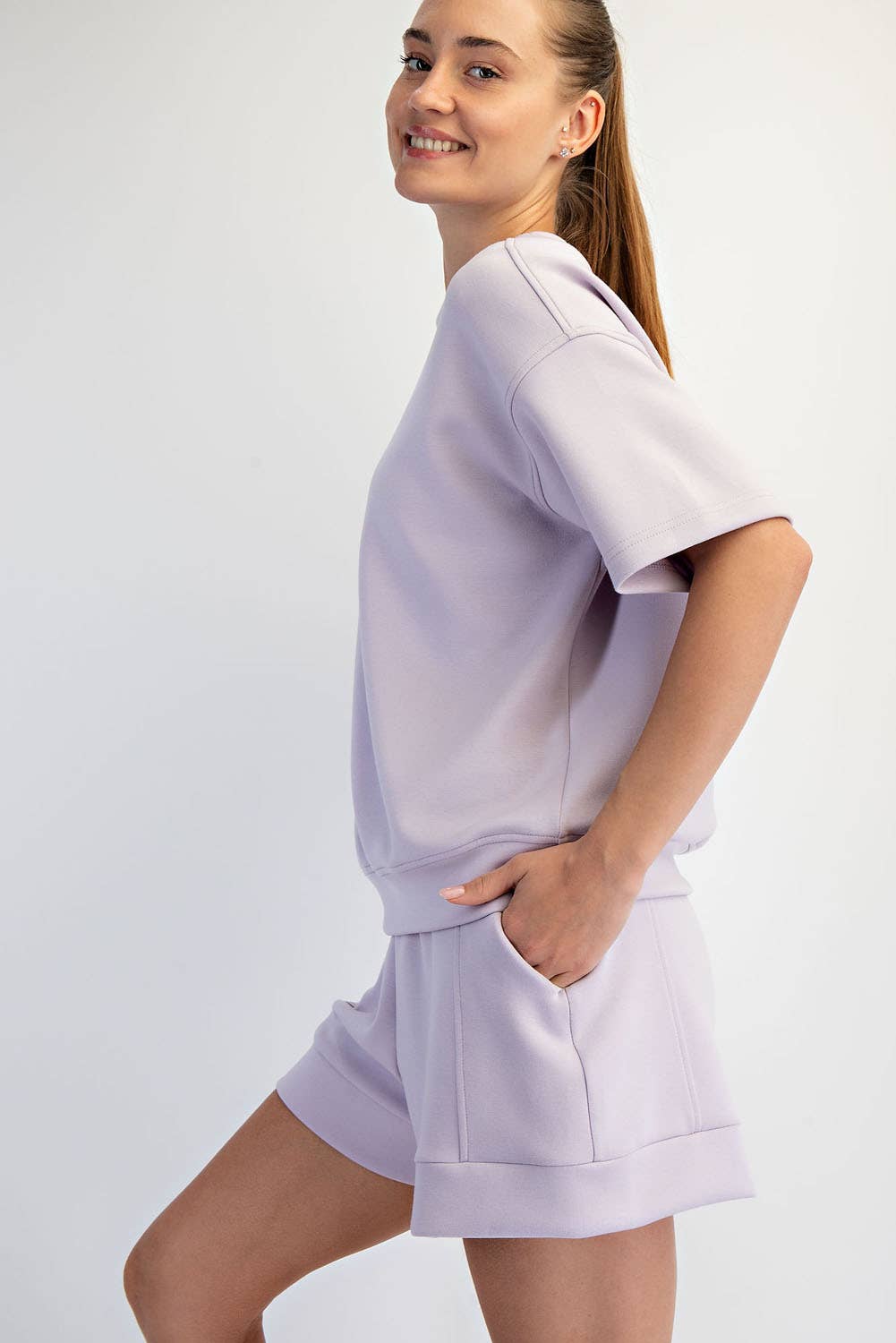 Butter Basic Top - Lilac