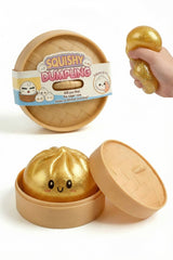 Squishy Dumpling Stress Ball With Steamer