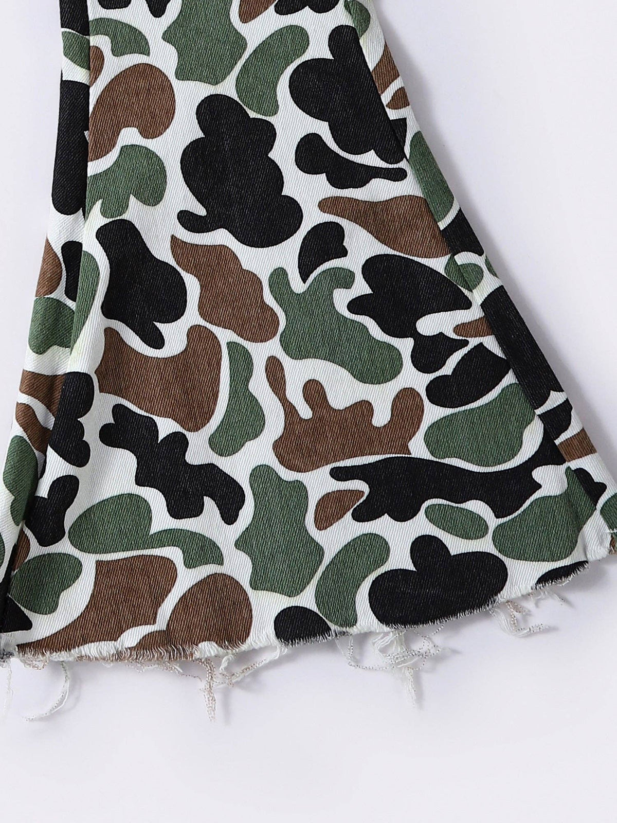 Camo Flare Jeans